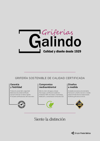 GRIFERIAS GALINDO CATALOGO 2025