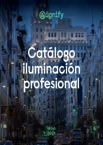 Catálogo iluminación profesional 2024