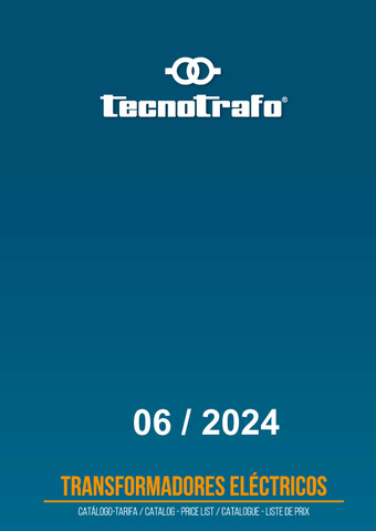 TECNOTRAFO: TARIFA DE PRECIOS JUNIO_2024