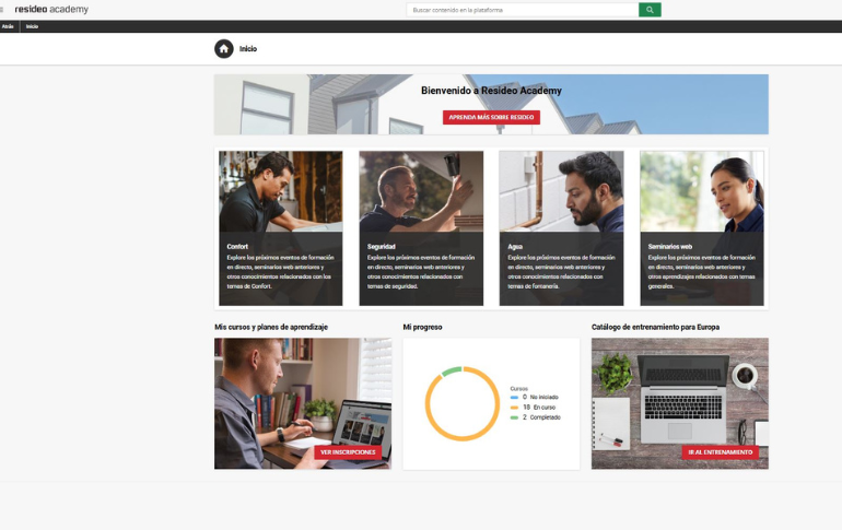 Resideo impulsa el aprendizaje profesional con su plataforma Resideo Academy, accesible y gratuita
