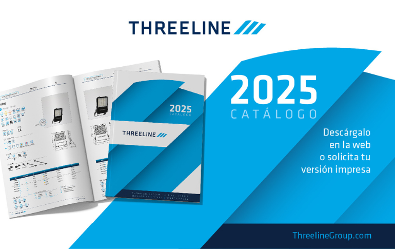 Threeline lanza su Catálogo 2025: Iluminación diseñada para cada espacio y necesidad