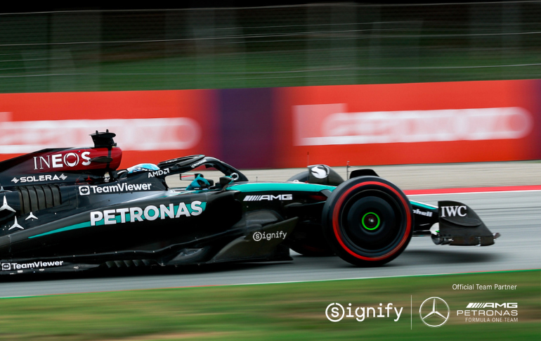 SIGNIFY y Mercedes-AMG PETRONAS F1 Team impulsan la innovación responsable en el mundo de la Fórmula 1