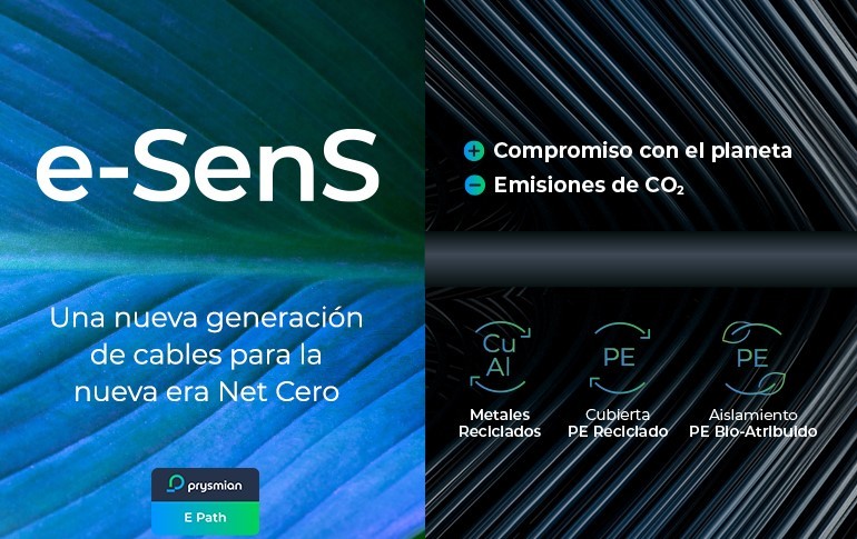 Prysmian presenta e-SenS: la nueva generación de cables para la era Net Cero